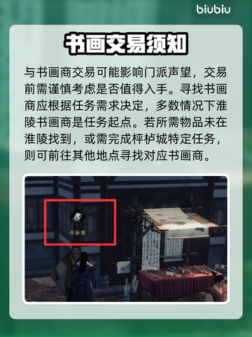 下一站江湖2书画商位置曝光🎨游戏副本大揭秘！截图4