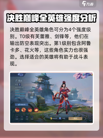 决胜巅峰全英雄介绍详情介绍截图2