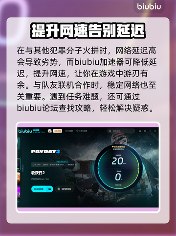 收获日2闪退？⚡用这款加速器秒解决！截图4