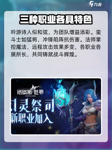 塔瑞斯世界职业介绍演示介绍截图2