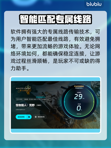 怪物猎人荒野掉线延迟？用这个加速器秒解决🔥🎮截图6
