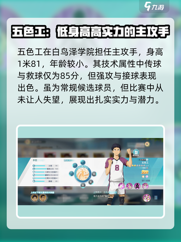 排球少年手游🔥五色工上阵搭配全攻略🎉截图2