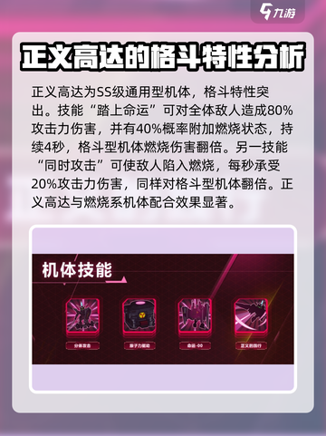 高达钢铁之诗正义高达好用吗介绍截图2