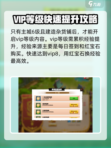 万龙觉醒怎么快速升vip8介绍截图2