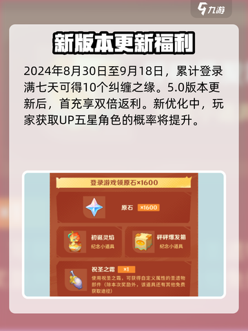 原神四周年庆活动有什么福利介绍截图3