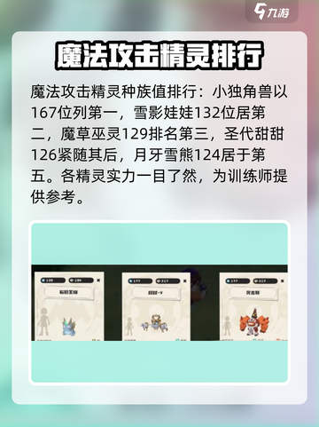 洛克王国世界精灵种族值哪个高介绍截图5