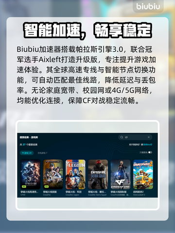 🎮CF延迟高？速用这个加速器解决！截图3