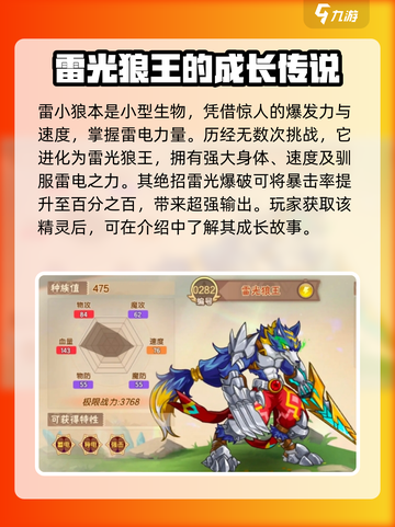西普大陆手游🔥雷光狼王强度解析⚡超强攻略来了！截图2