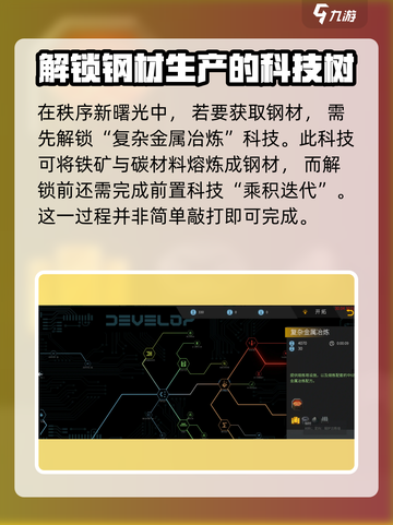 秩序新曙光💥钢材获取全攻略！💎截图3
