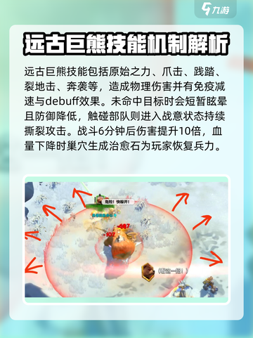 万龙觉醒🔥远古巨熊魔兽打法攻略来啦！截图2