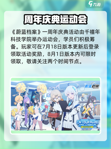 《蔚蓝档案一周年庆典开启！🎮限定活动&福利大放送》截图2