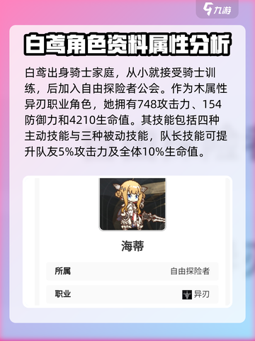 星落白鸢🔥超强解析｜角色强度颠覆想象！🎮截图2
