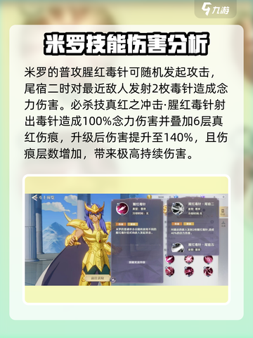 圣斗士星矢重生🔥天蝎座米罗强度分析来啦！截图2