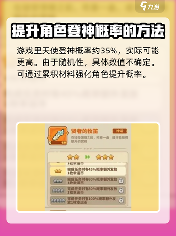 快来当领主天使登神概率是多少介绍截图2