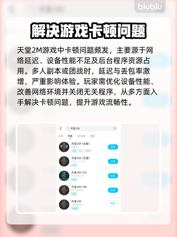 天堂2M卡顿？这份解决秘籍让你流畅玩耍！💥🔥截图2