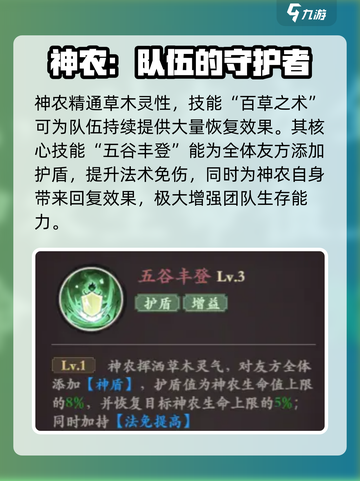 花语卷神农🔥超强角色解析，玩游戏必看！截图3