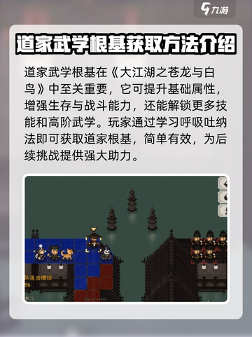 大江湖之苍龙与白鸟道家根基武学作用介绍截图2