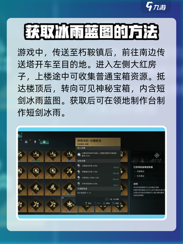 七日世界短剑冰雨蓝图怎么获得介绍截图2