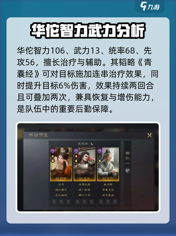 三国谋定天下华佗怎么样介绍截图2