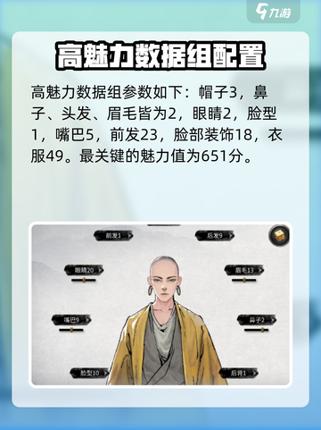 鬼谷八荒捏脸男怎么选数据介绍截图2