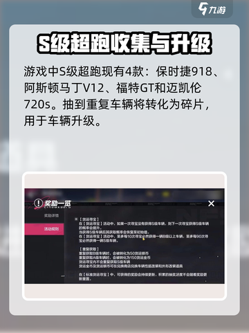 极品飞车手游*S级超跑*获取秘籍💥🔥截图4