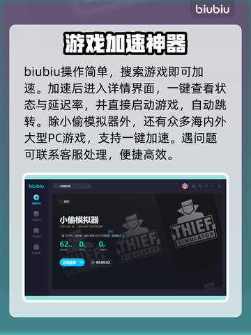 小偷模拟器🔥加速器推荐，玩转游戏必备！截图4