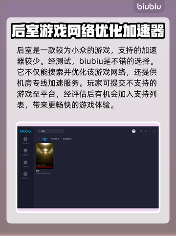 后室加速器推荐⚡低延迟畅玩后室必备！🎉截图3