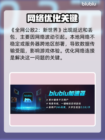 《全网公敌2新世界延迟丢包？速看解决办法！💥》截图2