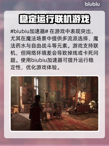 霍格沃茨之遗掉帧？加速器解决秘籍🔥✨截图2