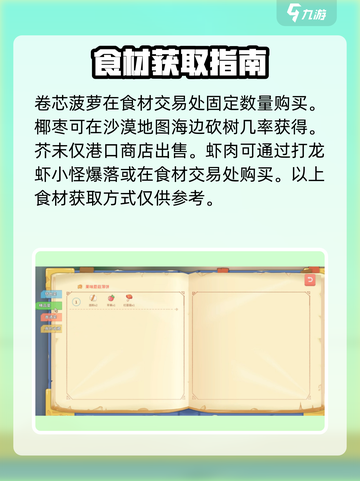 波西亚时光食材有什么介绍截图4