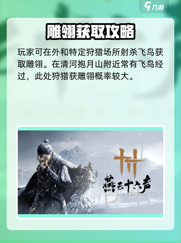 燕云十六声🔥快速获取雕翎秘籍🎉截图2