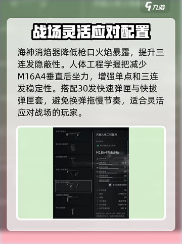 三角洲行动:M16A4改枪秘籍，轻松吃鸡💎截图2