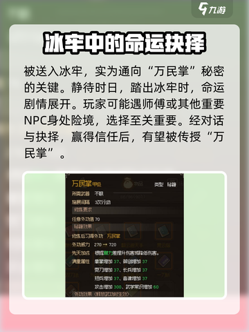 大侠立志传万民掌怎么得到介绍截图3