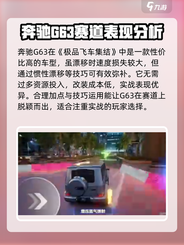 极品飞车集结🔥奔驰G63最强加点方案🎉截图4