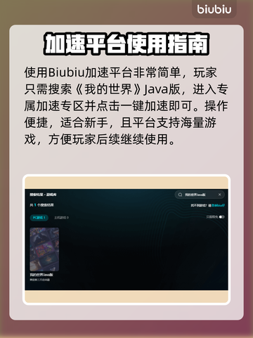 🎮我的世界Java版加速器大揭秘！截图3