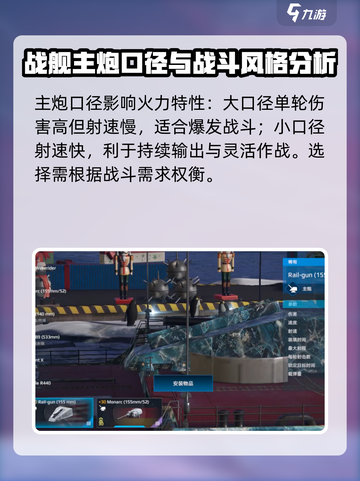 现代战舰主炮口径怎么选介绍截图2