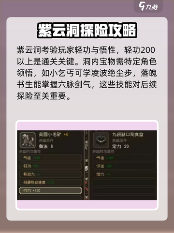大江湖之苍龙与白鸟🔥紫云洞通关攻略💡截图3