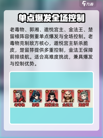 剑侠向前冲🔥最强阵容搭配攻略来啦！截图4