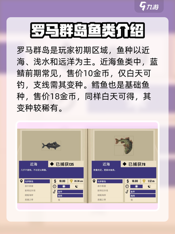 渔帆暗涌各海域鱼类分布特点说明介绍截图2
