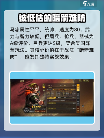 三国志战略版马忠值得培养吗介绍截图2
