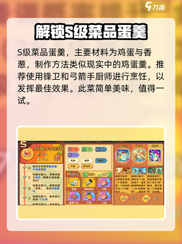 砰砰军团菜谱s级有哪些介绍截图2