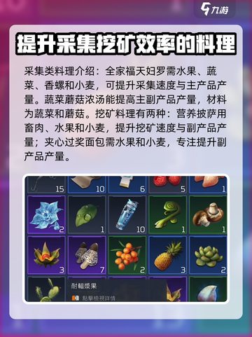星球重启食谱大全介绍截图4