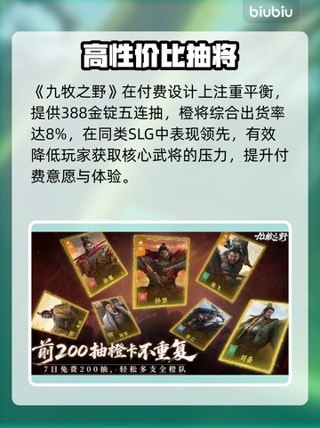【九牧之野】抽卡必出玄机💥截图2