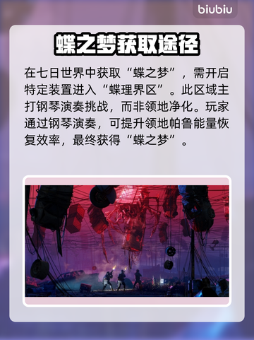 七日世界蝶之梦获取🔥超详细攻略来了！✨截图2