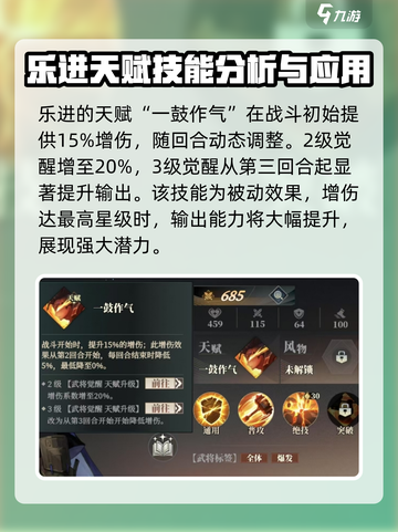 三国志幻想大陆2枭之歌乐进技能有哪些介绍截图4