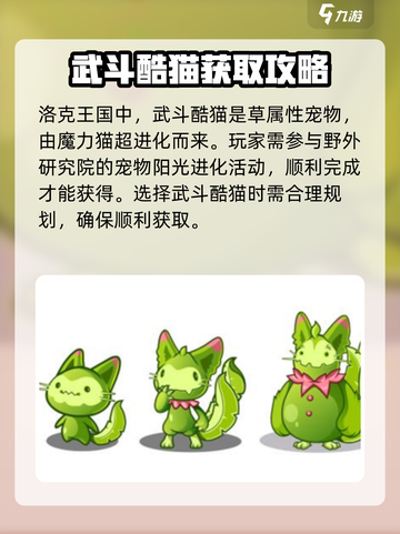 洛克王国手游有武斗酷猫吗介绍截图2