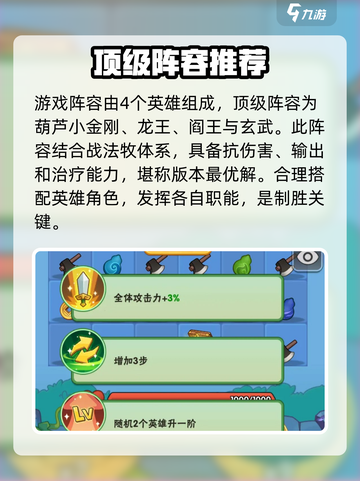 葫芦娃大作战最强🔥组合推荐🎉截图4