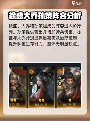 三国谋定天下t0阵容推荐介绍截图4
