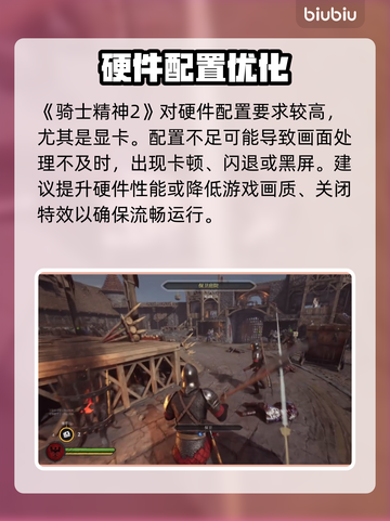 🎮《骑士精神2》闪退卡顿有救了！黑屏问题终极解决🔥截图6