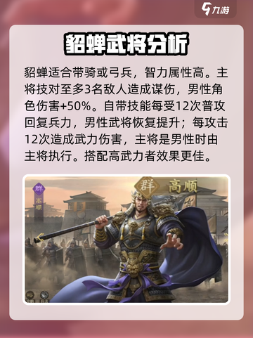 九牧之野群雄武将一览​介绍截图9